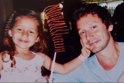 Benjamín Vicuña junto a su hija Blanca, quien murió con tan solo seis años en 2012