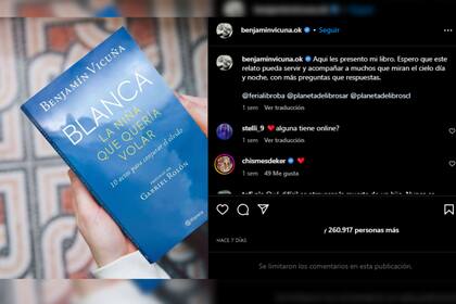 Benjamín Vicuña lanzó su primer libro (Foto Instagram @benjaminvicuna.ok)