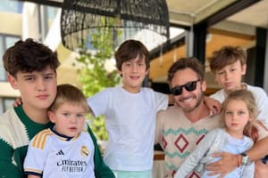 Las fotos de las soñadas  vacaciones junto a sus hijos de Benjamín Vicuña