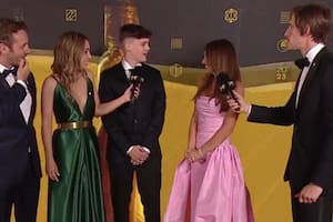 El encuentro de Pampita Ardohain y Benjamín Vicuña en la alfombra roja