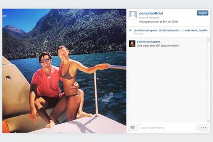 Benjamín y Carolina, de paseo por el sur de Chile