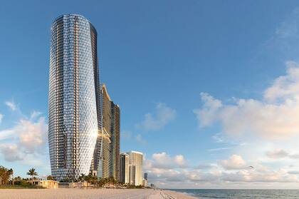 Bentley Residences se localiza en Sunny Isles Beach, en la costa este de Miami