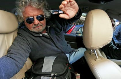 Beppe Grillo, el líder del Movimiento 5 Estrellas italiano