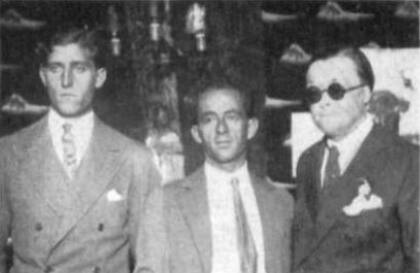 Bernardo Duggan, Eduardo Campanelli y Eduardo Olivero, la tripulació del Hidroavión Buenos Aires que logró unir Nueva York con Buenos Aires
