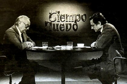 Bernardo Neustadt y Mariano Grondona en Tiempo nuevo