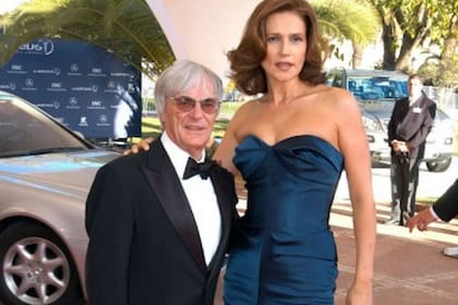 Bernie Ecclestone y Slavica