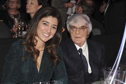 Ecclestone, de 89 años, junto a su esposa Fabiana Flosi, de 44