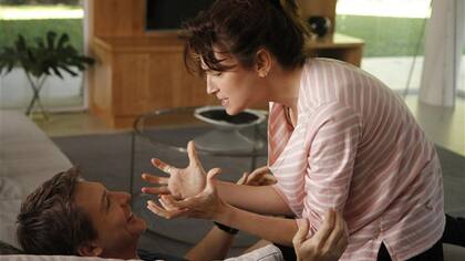 Bertuccelli y Suar, en una escena de la película de Juan Taratuto