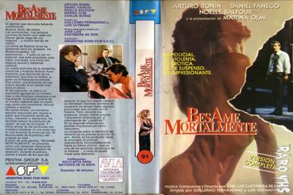 Bésame mortalmente (1990) la película policial argentina en la que actuó Horacio García Belsunce, el hermano de María Marta García Belsunce