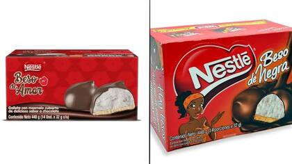Beso de negra pasó a llamarse Beso de amor.
Foto: Nestlé