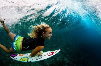 Bethany Hamilton, la surfista atacada por un tiburón