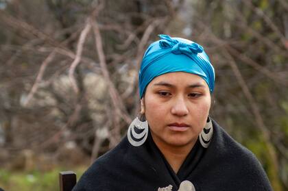 Betiana Colhuan, "machi" o lideresa espiritual de la comunidad mapuche