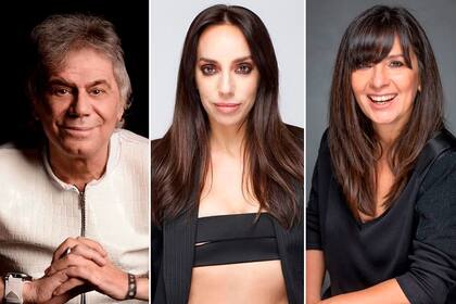 Beto Casella, Tamara Pettinato y Edith Hermida