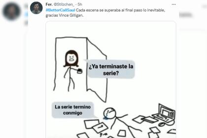 Better Call Saul causó gran repercusión (Captura Twitter)