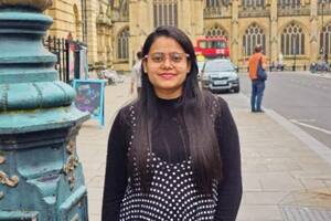 Bhoomi Chauhan dice que perdió su vuelo a Londres después de llegar tarde al aeropuerto de Ahmedabad.