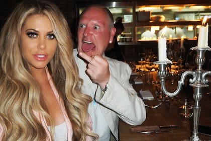 Paul Gascoigne, el exjugador de la Selección de Inglaterra, junto a su hija Bianca