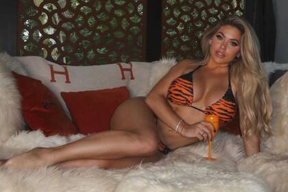 Bianca Gascoigne suele subir fotos, en bikini o ropa interior, a su cuenta de Instagram que tiene más de 300.000 seguidores
