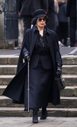 Bianca Jagger, ex mujer de Mick Jagger, también dijo presente.