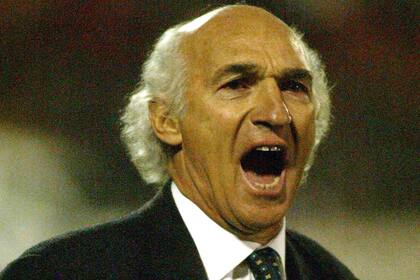 Bianchi, en la útlima Copa Libertadores que ganó, en 2003