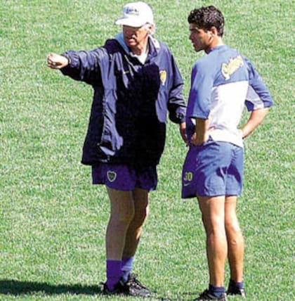 Carlos Bianchi y Matías Arce