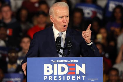 Biden celebró a puño cerrado en Carolina del Sur