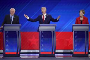 Debate demócrata: Biden salió al cruce en la carrera para derrotar a Trump