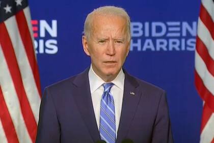 Joe Biden en una conferencia de prensa el miércoles pasado