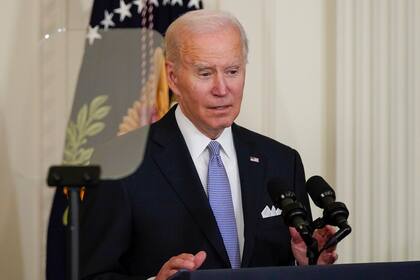 Biden le reprochó a Zelensky no escuchar las advertencias sobre una invasión. (AP Foto/Alex Brandon)