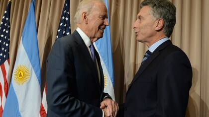 Biden y Macri se reunieron en Davos