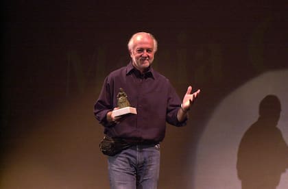 Bidonde en 2001, durante la ceremonia de entrega de los premios María Guerrero en la que fue premiado por su trabajo en Canciones maliciosas