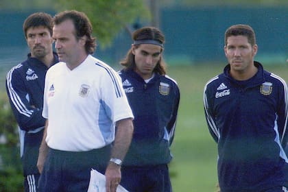 Bielsa y Husaín coincidieron en Vélez y en la Selección