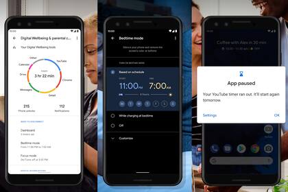 Bienestar digital es una aplicación de Google que permite controlar qué uso hacemos de cada aplicación, ponerle límites, anular notificaciones por la noche, y más
