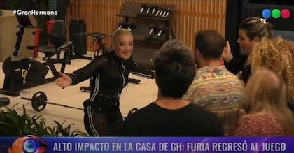 "Bienvenidos a mi casa", lanzó Furia al encontrarse con el resto de los participantes de Gran Hermano