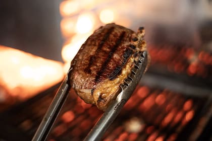 Bife de chorizo de carne de búfalo.