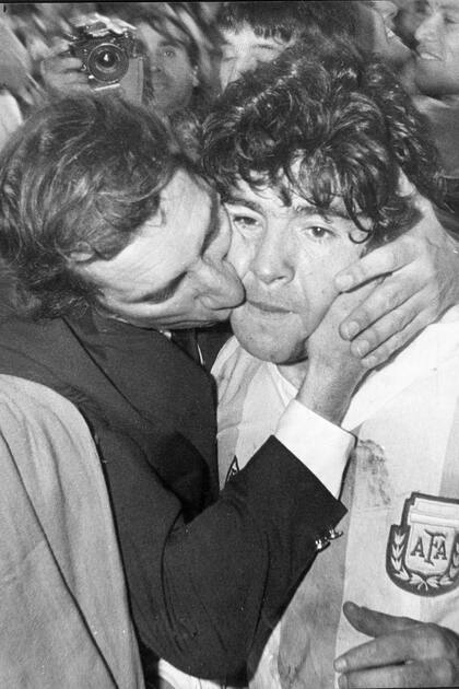 Bilardo y Maradona, una relación de padre e hijo.