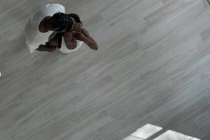 Biles celebró con Owens el final de la obra con una sesión de fotos