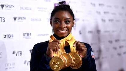 Biles, de 24 años, es considerada la mejor gimnasta de la historia.