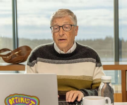Bill Gates analizó el futuro del trabajo (Foto Instagram: @thisisbillgates)