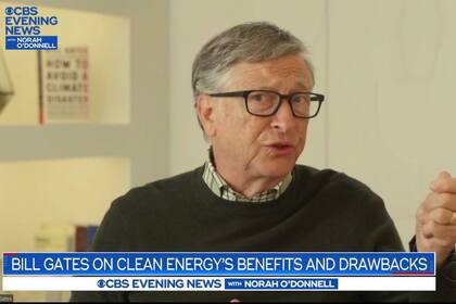 Bill Gates dio una entrevista a CBS Evening News