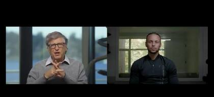 Bill Gates durante una entrevista con Stephen Curry dio grandes consejos sobre cómo abordar la pretensión salarial en una entrevista de trabajo (YouTube Stephen Curry)