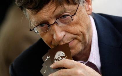 Bill Gates es fanático del Bridge (Crédito: Alamy)