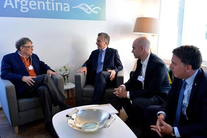 Bill Gates y Macri hablaron sobre el trabajo del G-20 y sobre la seguridad alimentaria