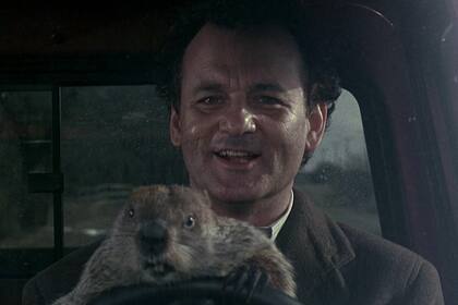 Bill Murray en una escena de El día de la marmota