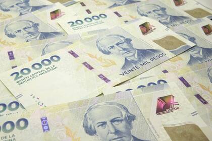 Billetes de $20.000