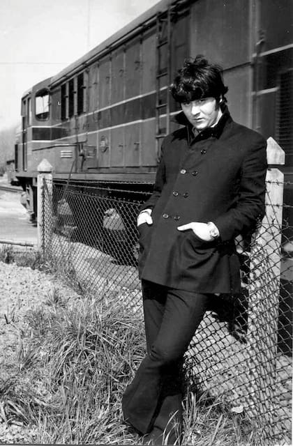 Billy Bond en un retrato en los años beat, 1969.