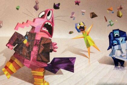 Bing Bong, Joy y Sadness, versión abstracta