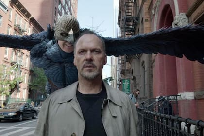 Keaton en una escena de Birdman