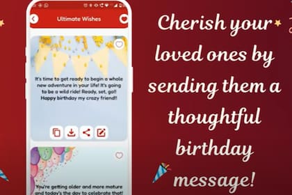 Birthday App es una aplicación útil para recordar cumpleaños (Captura app)