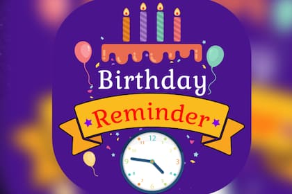 Birthday Reminder está disponible para descargar en móviles (Captura app)