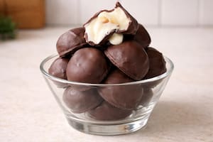 Bites de helado con dulce de leche